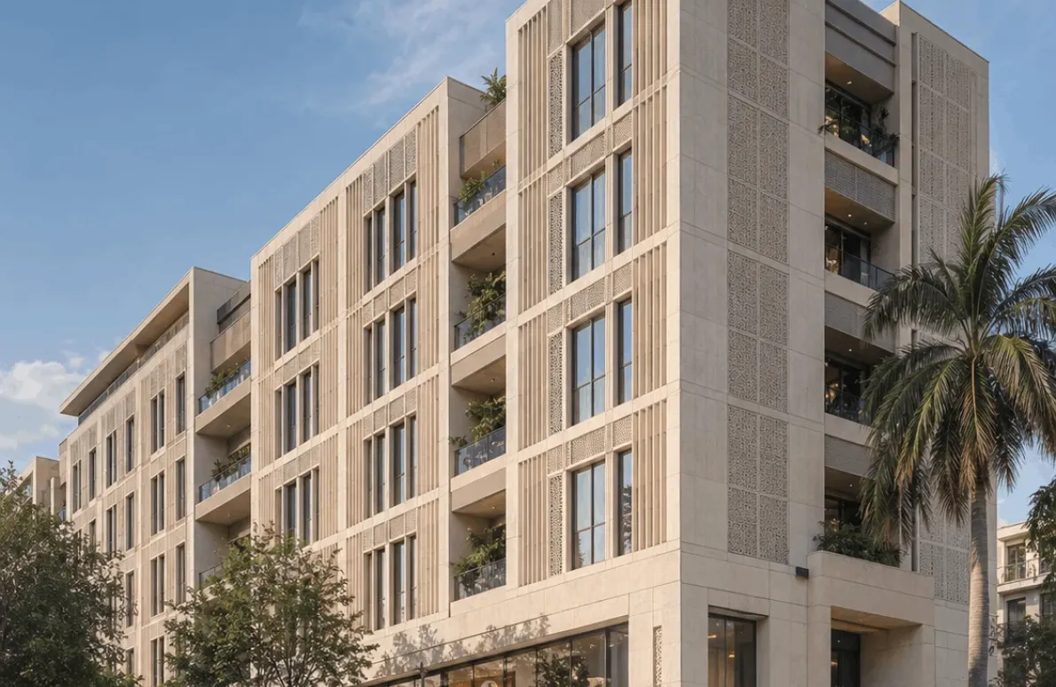 GRC Panels that are Specified on Mixed Use Projects in India