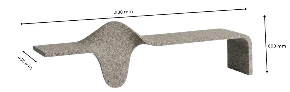 DECO Twist Bench dimensions