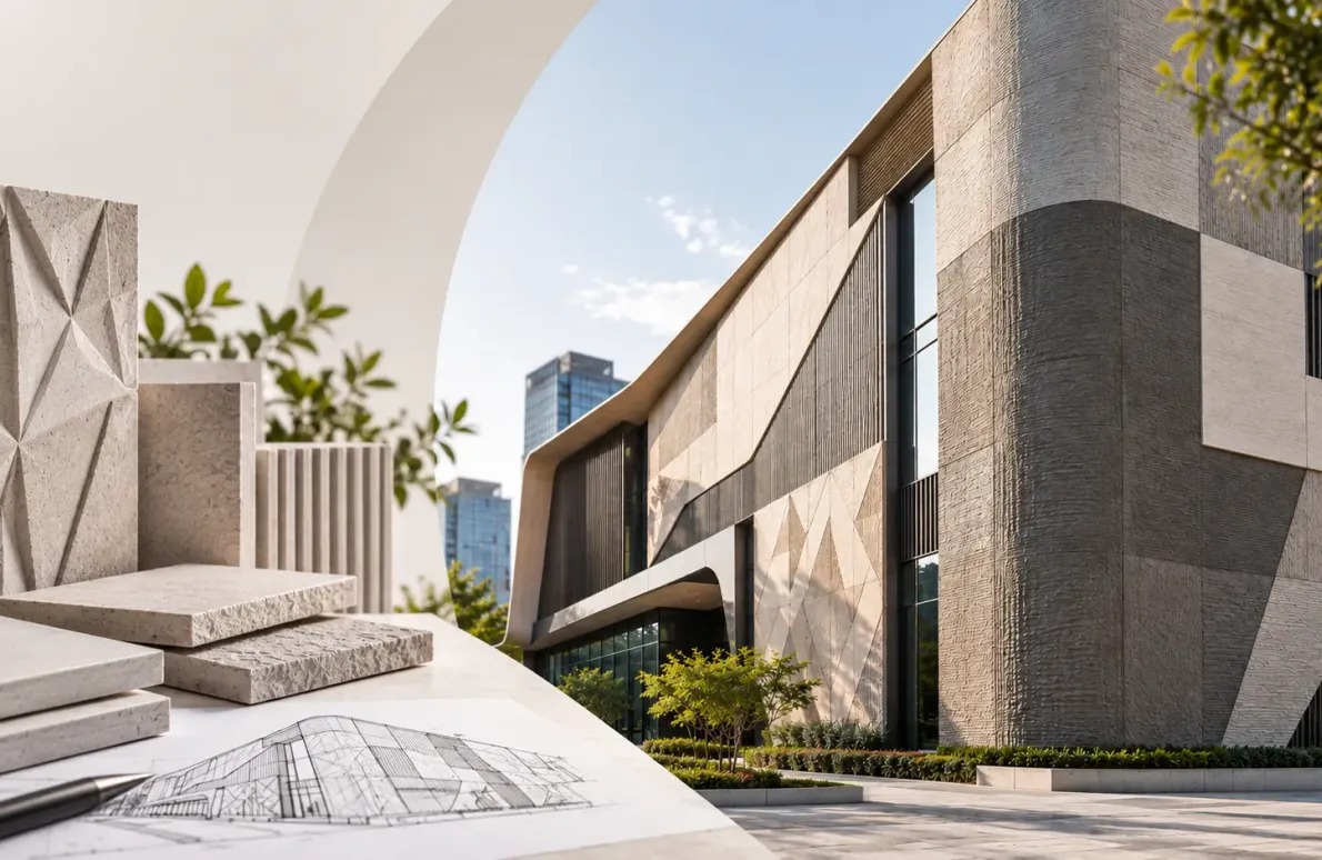 GRC Panels Design for Facades