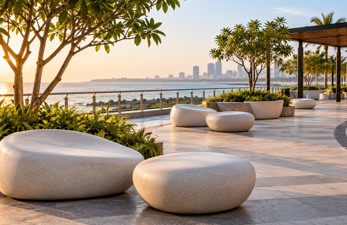 GRC Seating Pebbles
