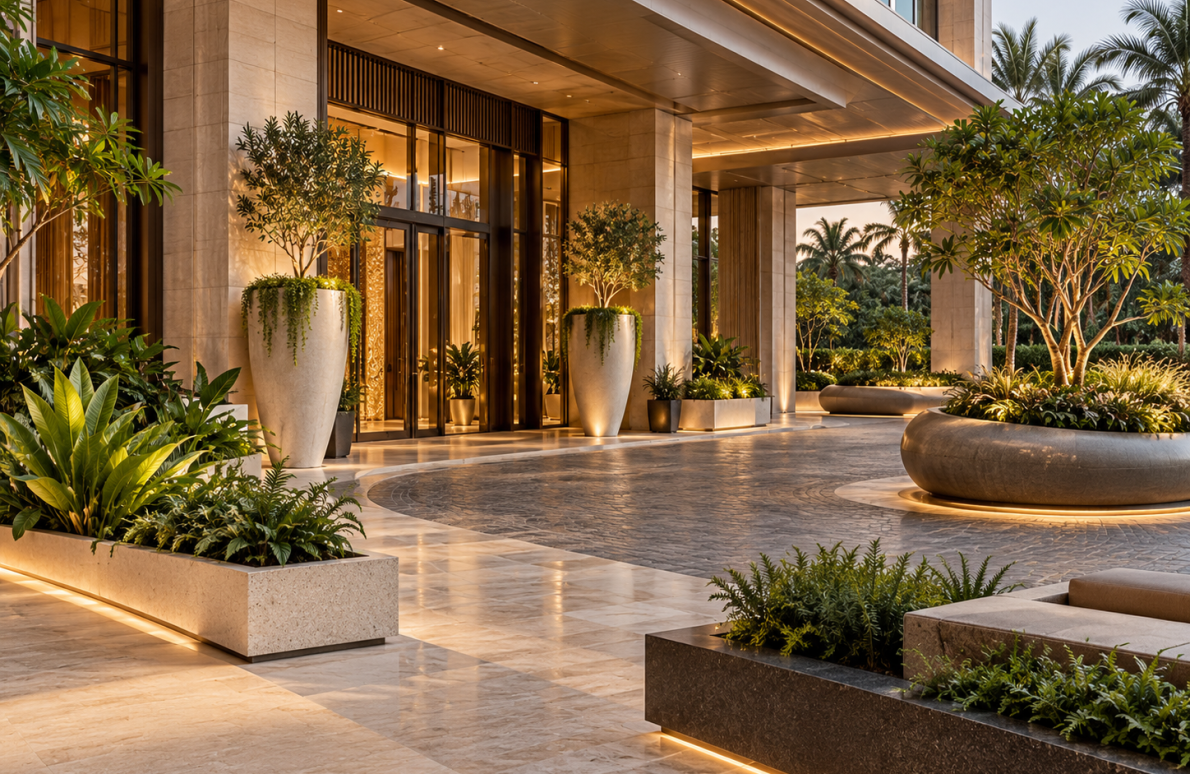 UHPC Planters