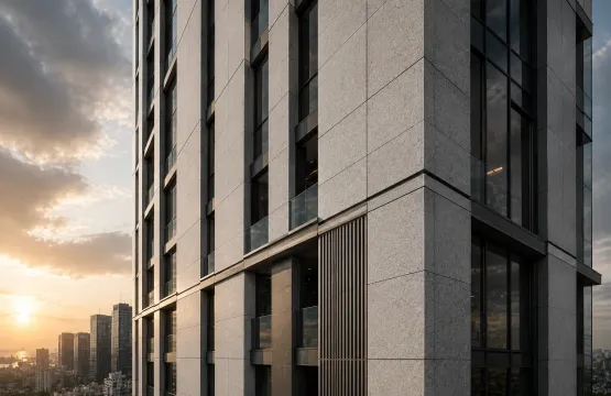 UHPC Facade Panels for High Rise Buildings