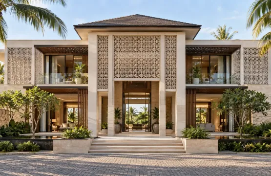 GRC Jalis for Resort and Villa Architecture