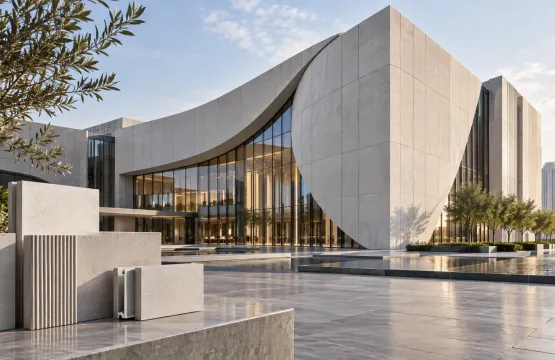 UHPC Cladding Panels for Landmark